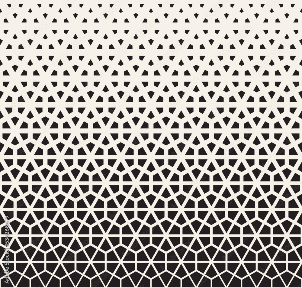 Geometric seamless halftone triangle pattern . Abstrat triangle pattern design. Geometric seamless halftone triangle pattern . Abstrat triangle pattern design.
