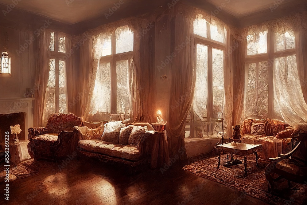Cozy Victorian Interior