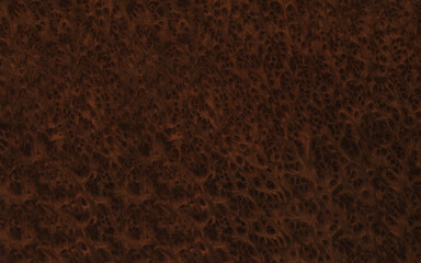 Dark brown rosewood burl wood