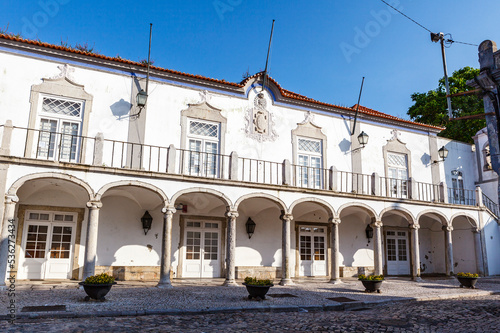 Exterior of the City Hall (Paços do Concelho) in Palmela, Portugal, Europe photo