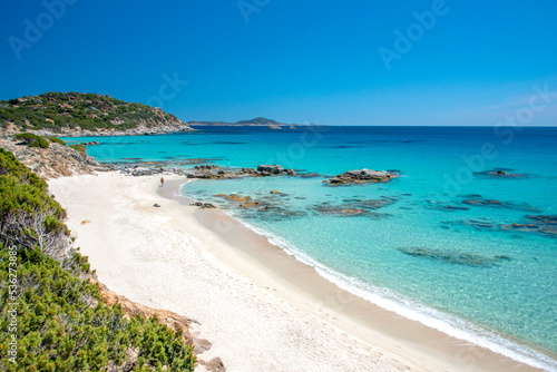 crystal clear water and white sand in Porto sa Ruxi beach, Villasimius, Sardinia © fabiano goremecaddeo