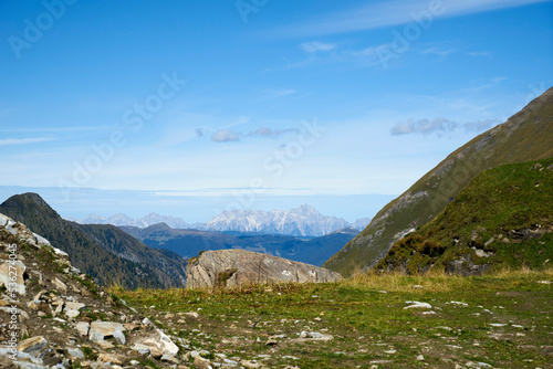 Fernblick Panorama in den Alpen von Österreich