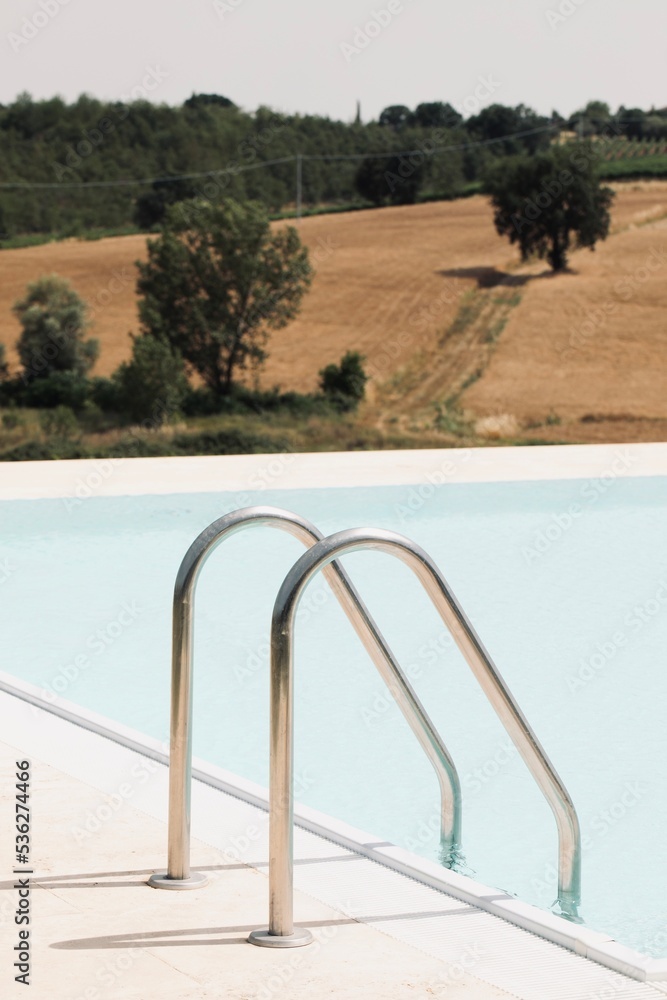 Fototapeta premium Swimming pool in Tuscany 