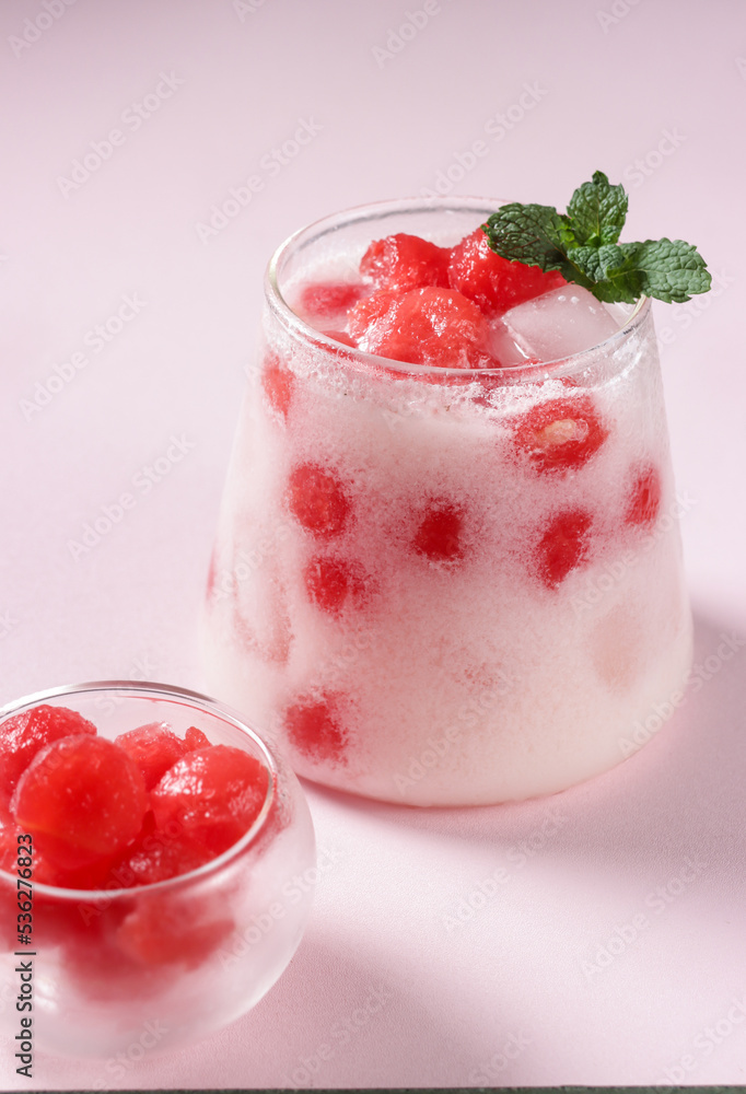 Subak Hwachae is a Korean watermelon punch. Subak Hwachae is a Korean watermelon punch.