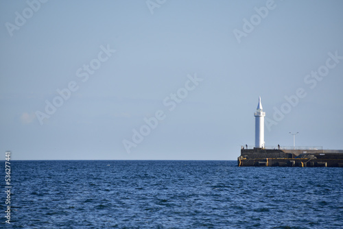 江ノ島の海の灯台