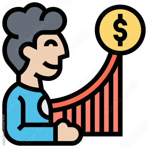 Capitalism icon