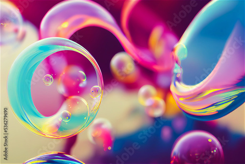 Colorful bubbles