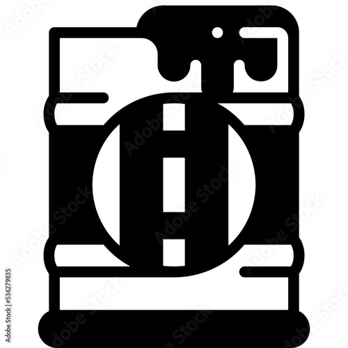 bitumen solid line icon