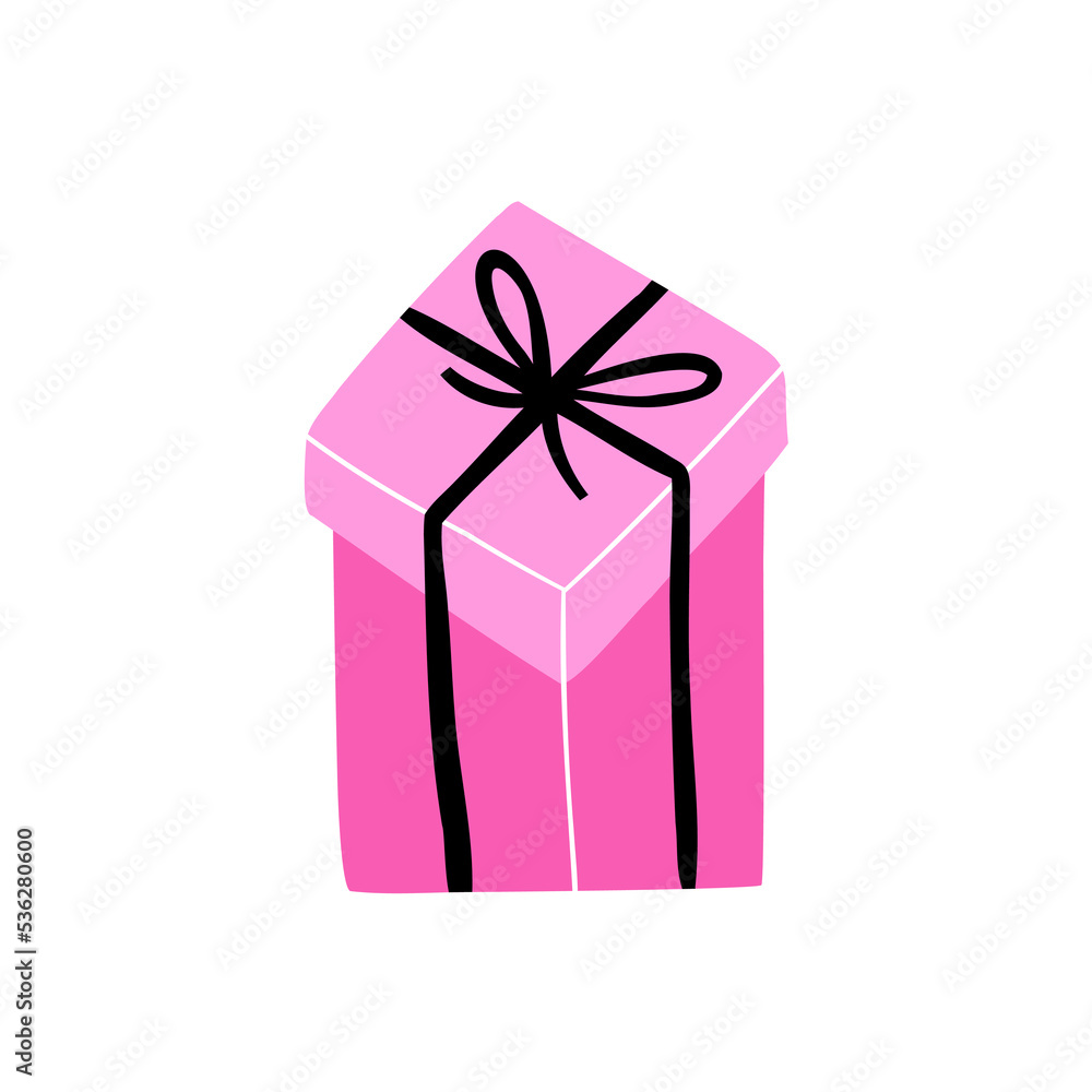 gifts in flat style. birthday. Christmas. hand drawn vector illustration. gifts in flat style. birthday. Christmas. hand drawn vector illustration.