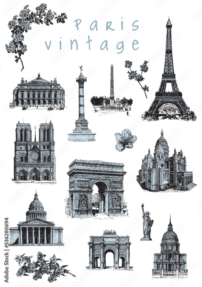 Obraz premium Paris Vintage