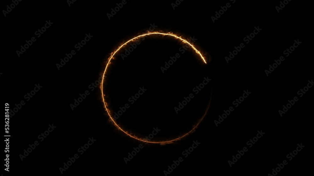 Modern glowing preloader animation and progress loading circle bar on black background. Fire neon charging circle spinning in loop Modern glowing preloader animation and progress loading circle bar on black background. Fire neon charging circle spinning in loop