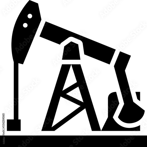 oil rig solid icon