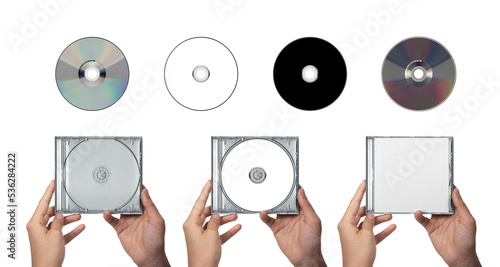 Hands Holding CD DVD Case