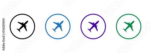 Airplane. Vector image