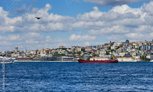 Istanbul, Turkey, Galata Tower and the European part of the city