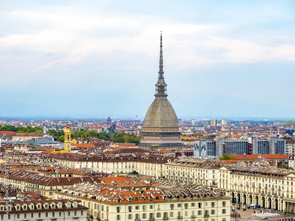 Mole Antonelliana in Turin Panorama