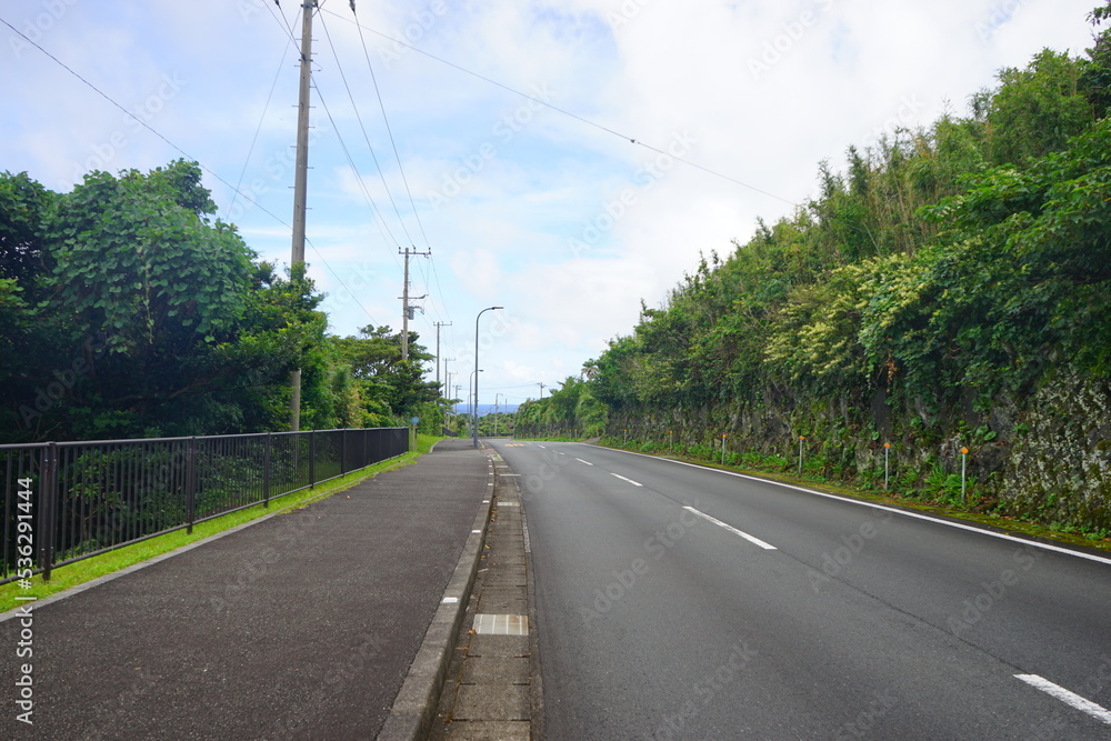 Hachijo Round Road in Hachijo-jima, Tokyo, Japan - 日本 東京 八丈一周道路 Hachijo Round Road in Hachijo-jima, Tokyo, Japan - 日本 東京 八丈一周道路