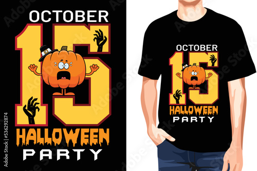 Halloween trendy t shirt design 