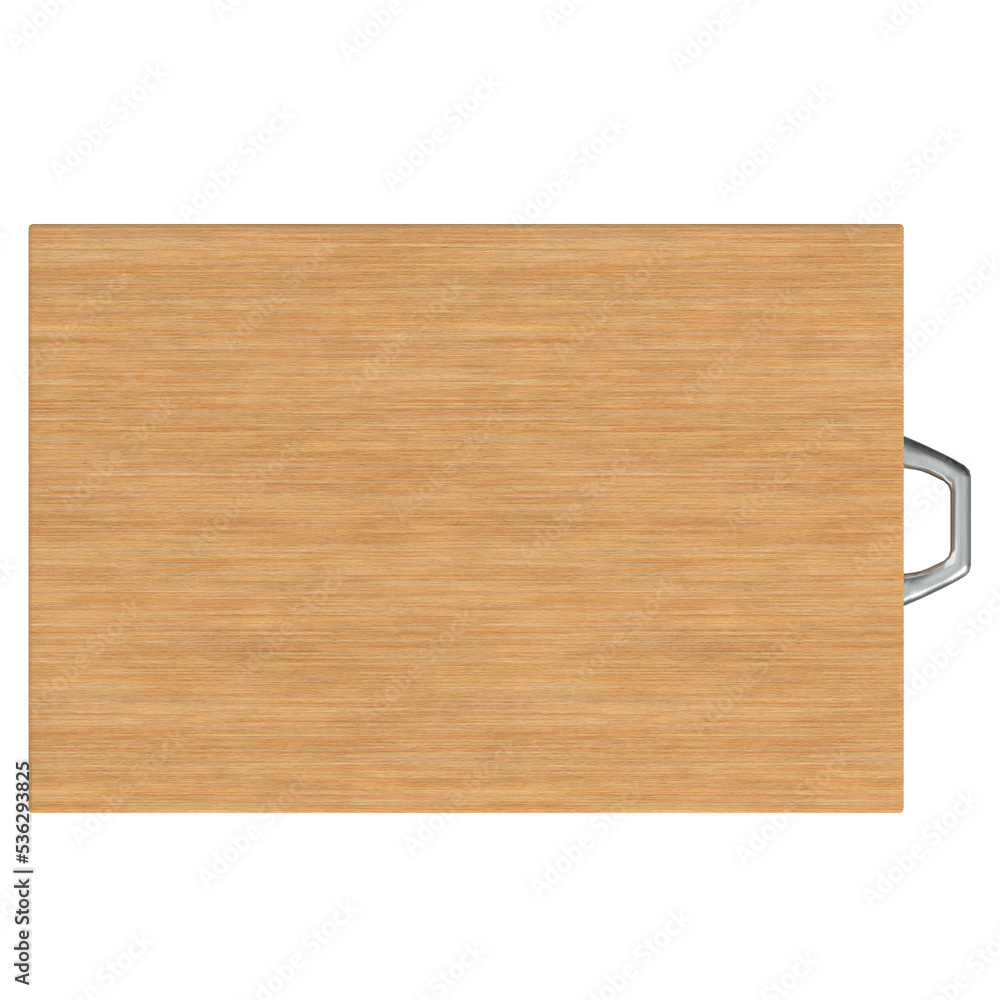 3d rendering illustration of a wooden cutting board 3d rendering illustration of a wooden cutting board