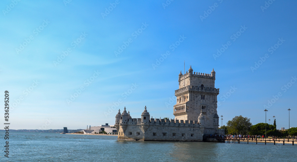 Belém Tower, the Tower of Saint Vincent located in Lisbon