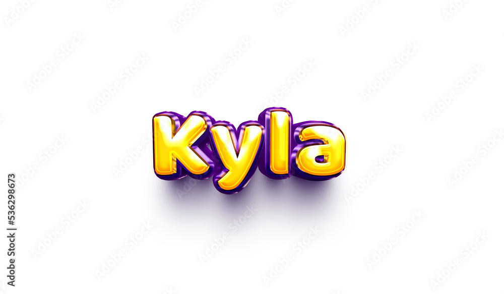 names of girls English helium balloon shiny celebration sticker 3d inflated Kyla names of girls English helium balloon shiny celebration sticker 3d inflated Kyla
