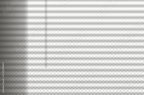 Shadow from blinds.Transparent shadow overlay effect.