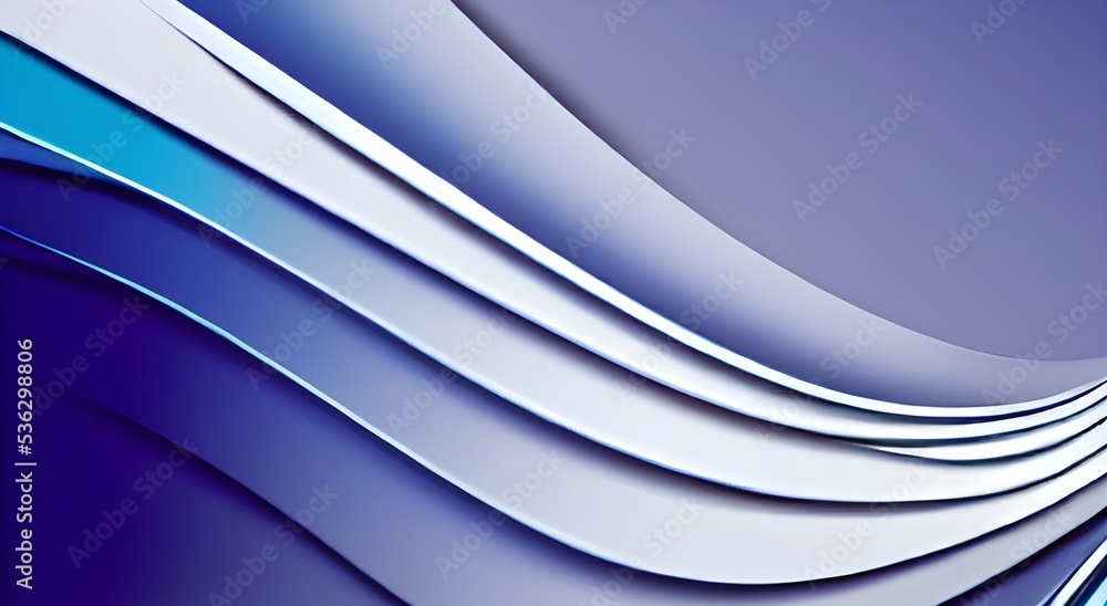 Fototapeta premium Abstract wave background. composition of shapes. Luxury paper cut background.
