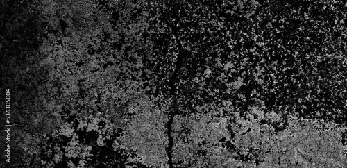 Pressure, cracked background with black and white and gray color blend. Textured borderless object.