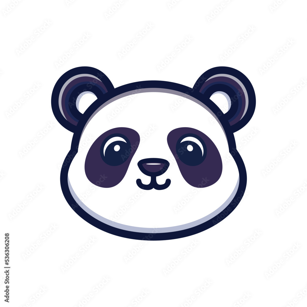 art illustration design concept mascot symbol icon cute head animal of panda art illustration design concept mascot symbol icon cute head animal of panda