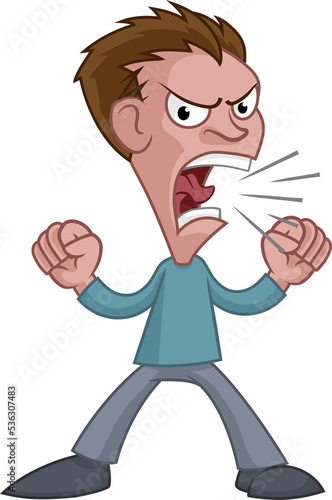 Angry Stressed Man or Bully...