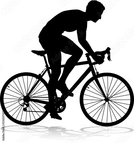 Bike Cyclist Riding Bicycle Silhouette © Christos Georghiou