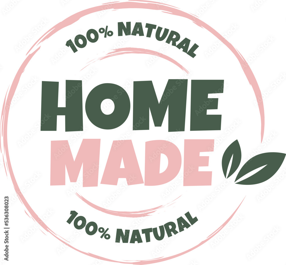 Home Made Stamp. Natural products sticker, label, badge, icon. Logo template for organic and eco friendly products. Home Made Stamp. Natural products sticker, label, badge, icon. Logo template for organic and eco friendly products.
