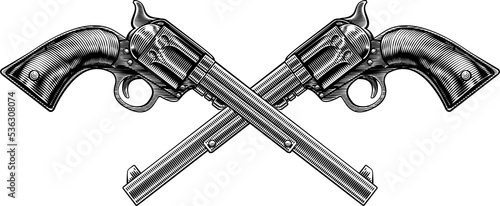 Photography Cowboy Guns Western Pistols Old Vintage Revolvers