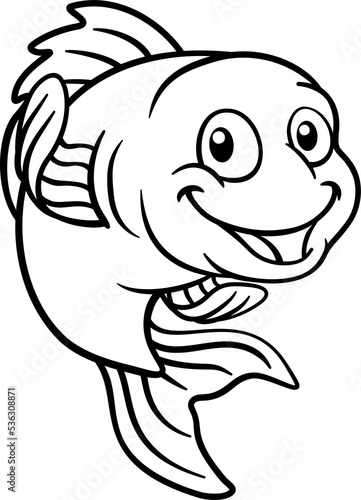 Goldfish or Gold Fish Carto...