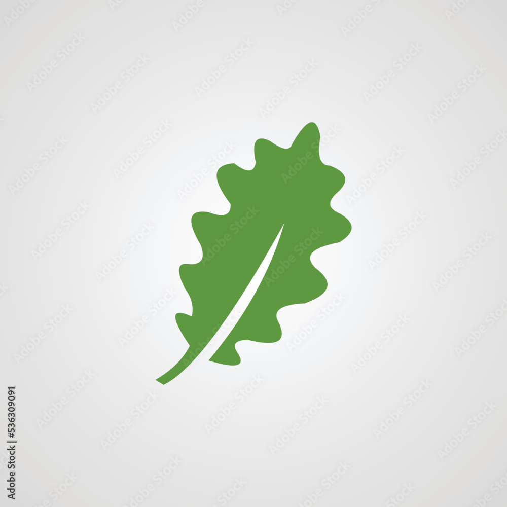 Eco icon green leaf isolated vector illustration. Eco icon green leaf isolated vector illustration.