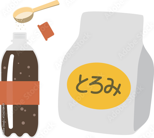炭酸飲料にとろみをつける