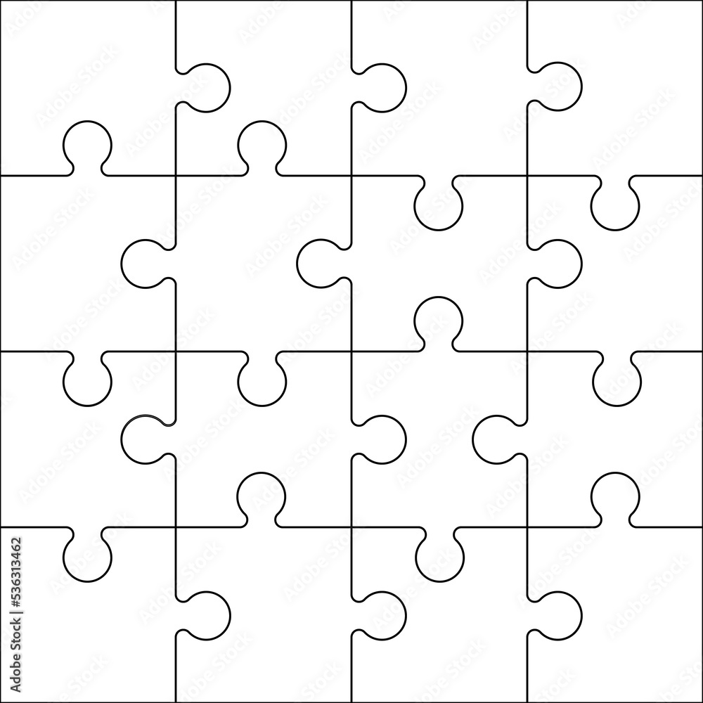 puzzle pieces isolated on a transparent background. puzzle pieces isolated on a transparent background.