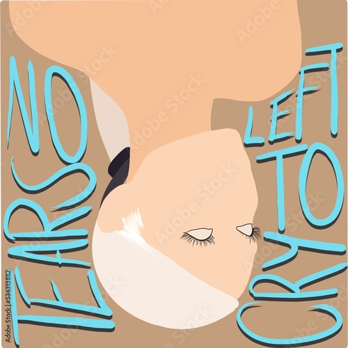 Fotografiet Ariana Grande Sticker & Poster Illustration
