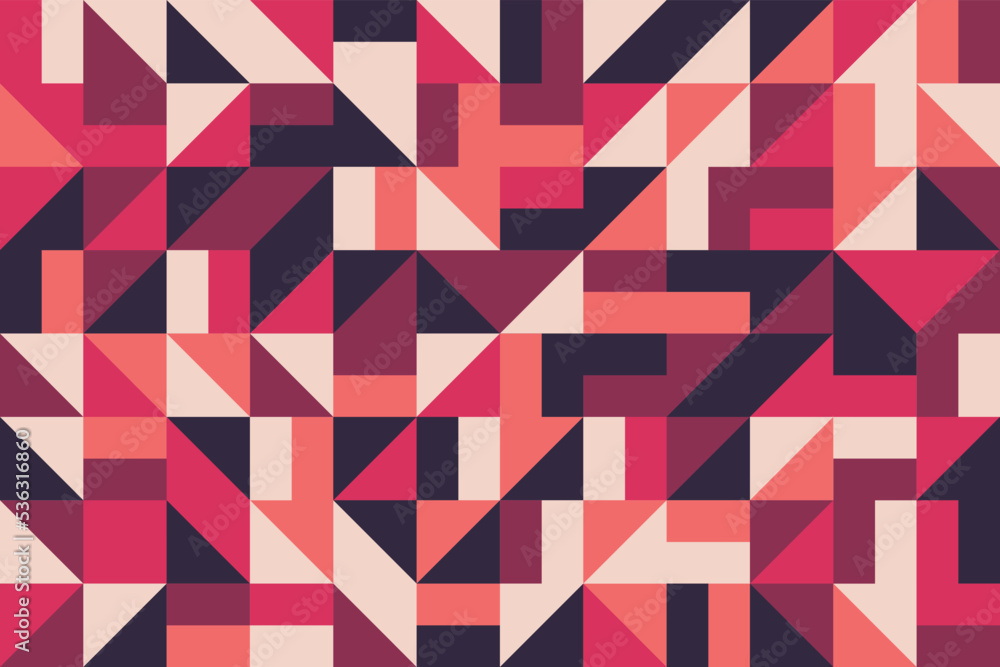Abstract triangle mosaic shapes seamless pattern Abstract triangle mosaic shapes seamless pattern