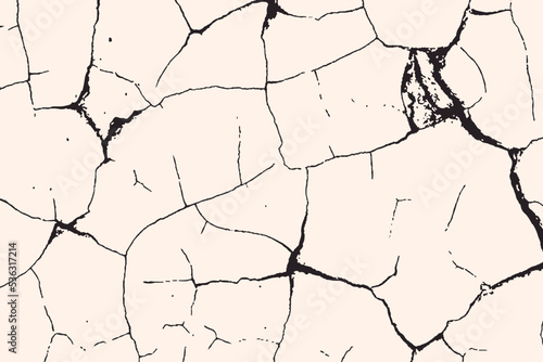 Minimalist cracked ground texture background