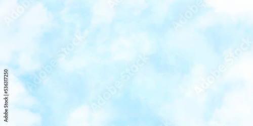 Abstract graphic art texture background. Watercolor illustration of blue sky for background and wallpaper