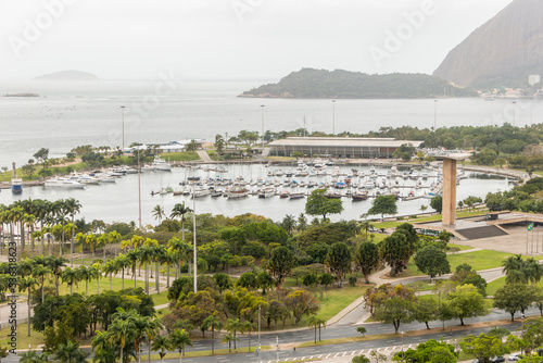 View of the marina da gloria in downtown Rio de Janeiro. photo