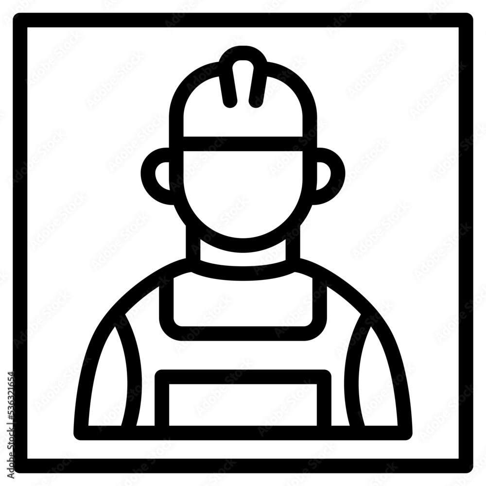 construction worker icon construction worker icon