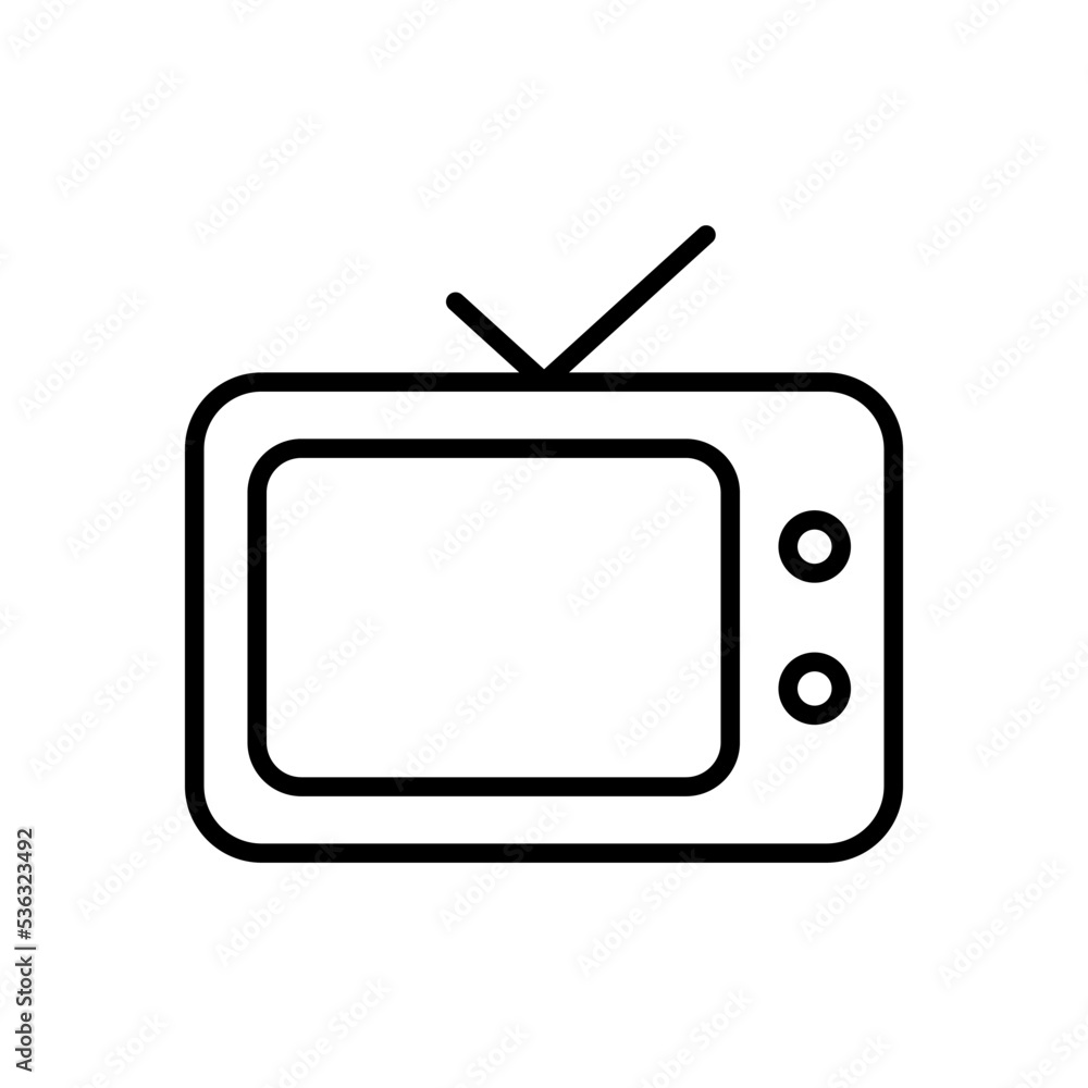 Television icon vector design templates Television icon vector design templates