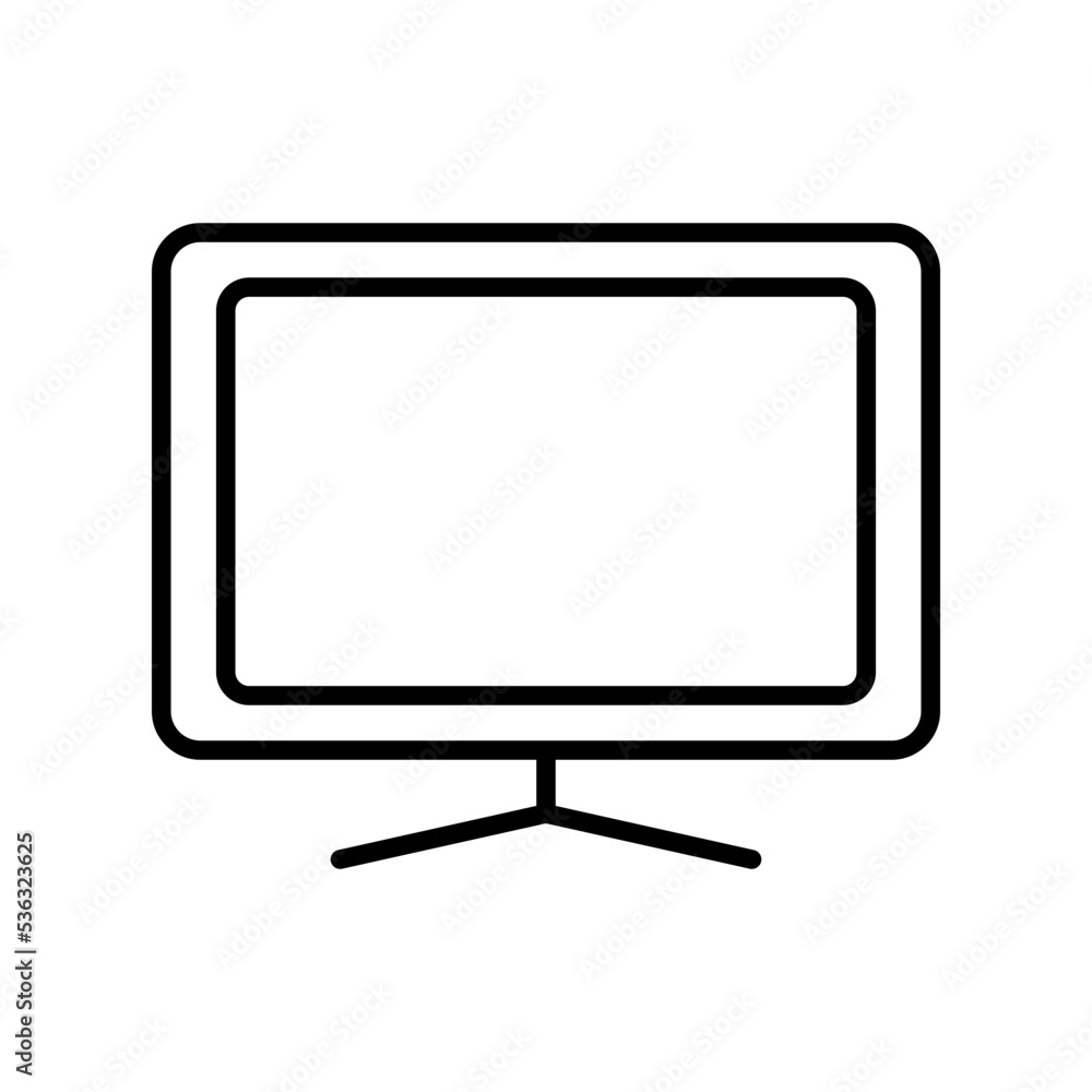 Television icon vector design templates Television icon vector design templates