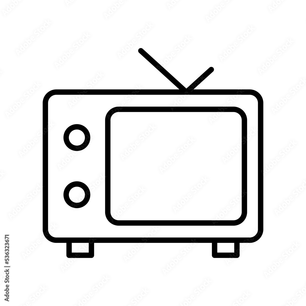 Television icon vector design templates Television icon vector design templates