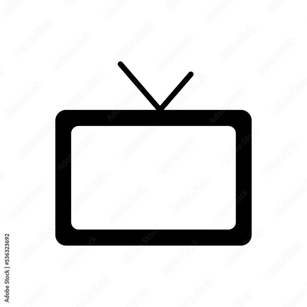 Television icon vector design templates Television icon vector design templates