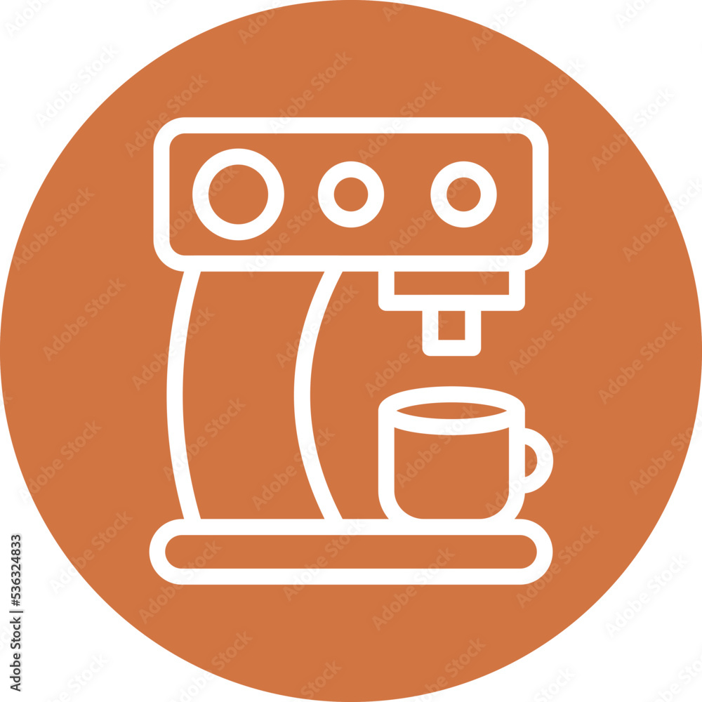 Coffee Machine Icon Style Coffee Machine Icon Style