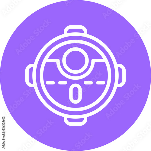 Robotic Vaccum Icon Style