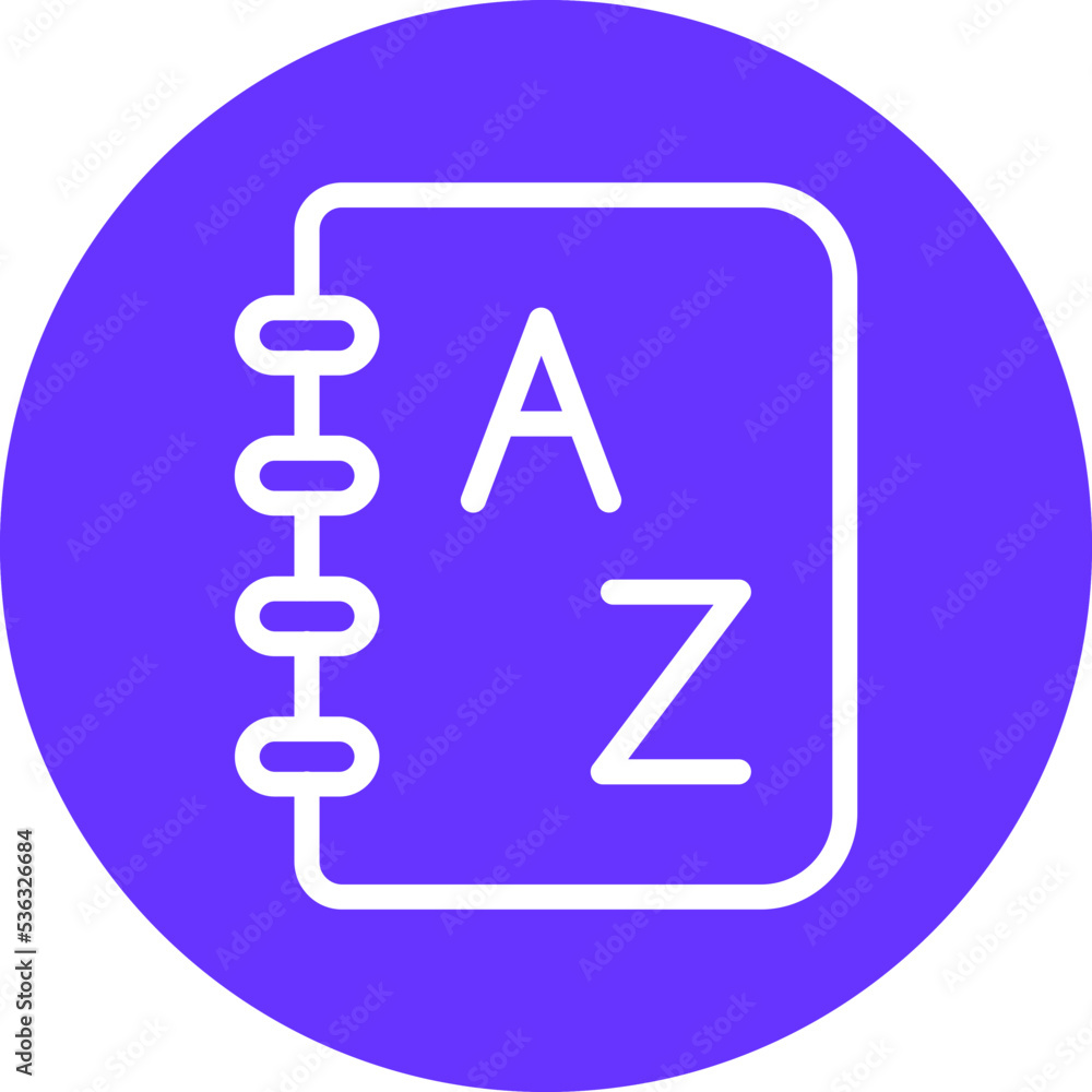 Dictionary Icon Style Dictionary Icon Style